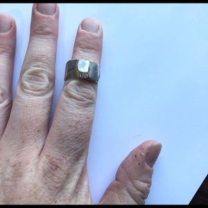 Kendra Scott Thick Band Silver Ring